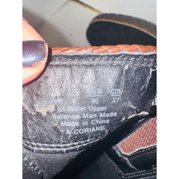 Franco Sarto Black Leather Suede Tall Riding Boots 10 Quiet Luxury Boho Cottage - Picture 10 of 15